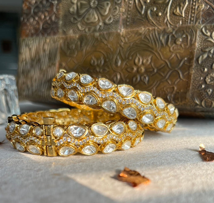 Eternal Polki Single Bangle Bracelet