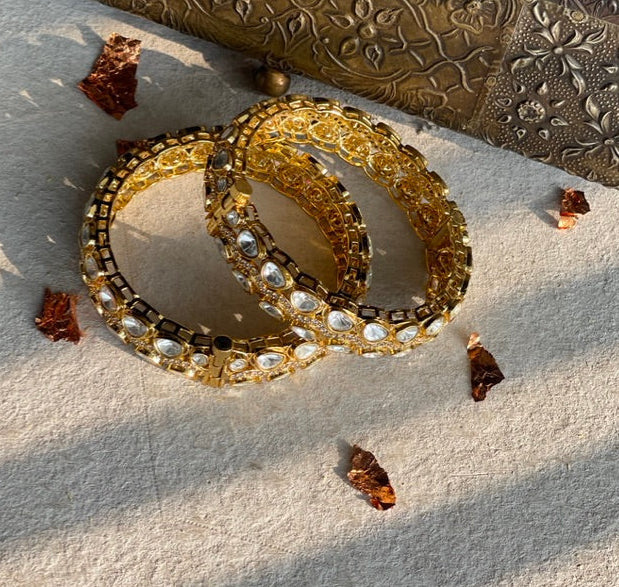 Eternal Polki Single Bangle Bracelet