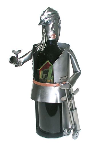 Female Golfer Wine Caddy