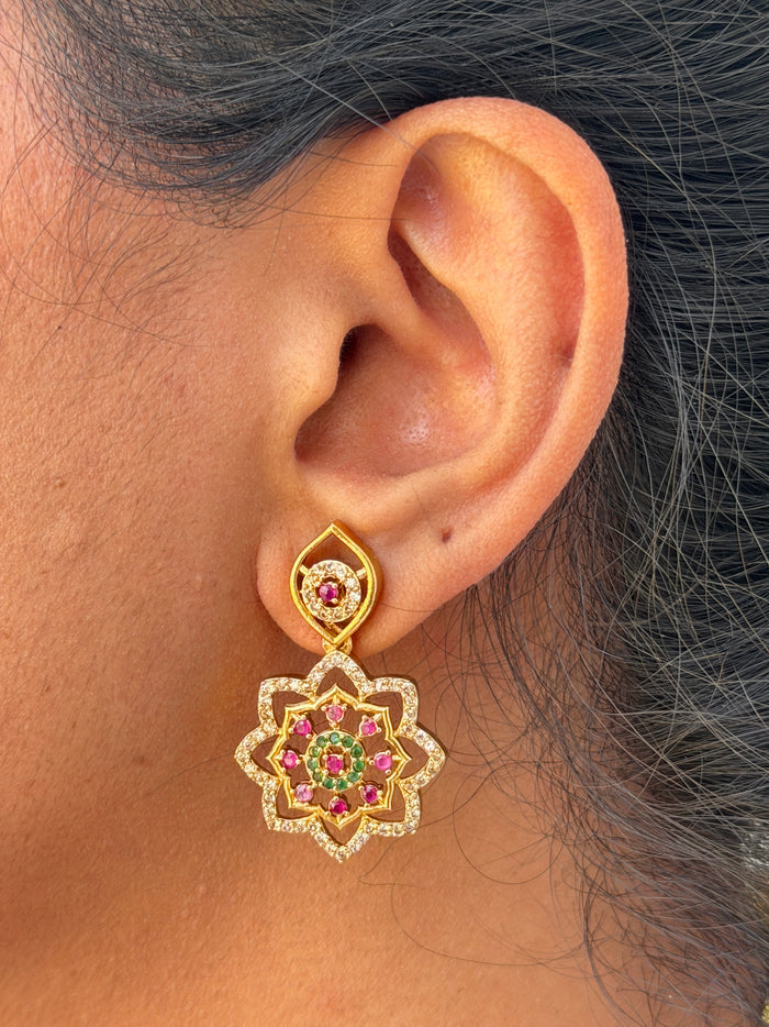 earring flower design