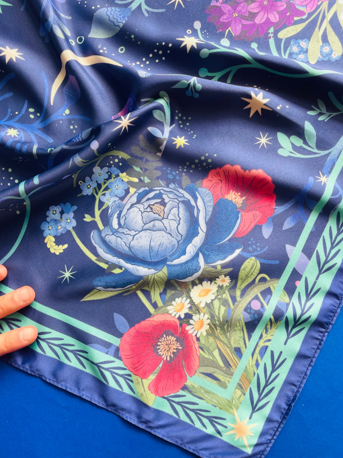 Flowers Motive Scarf