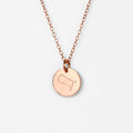 Gemini Constellation Necklace with Monogram Engraving on Back