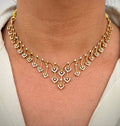 Geometric Square Necklace Set