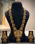 Goddess Lakshmi Pendant Long Necklace Set