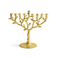 Gold tone Tree Of Life Menorah