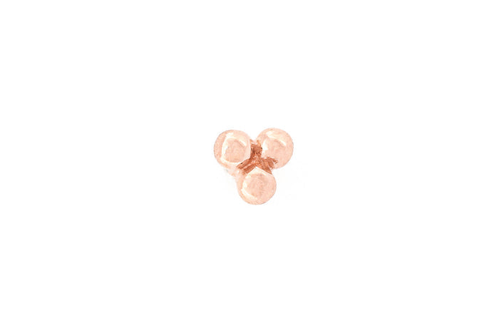 Gold Tri-bead Clusters