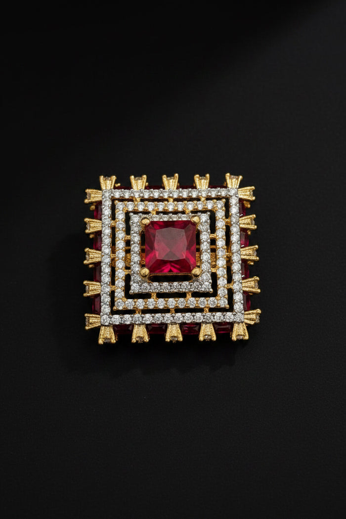 Grand Cluster Cocktail Ring