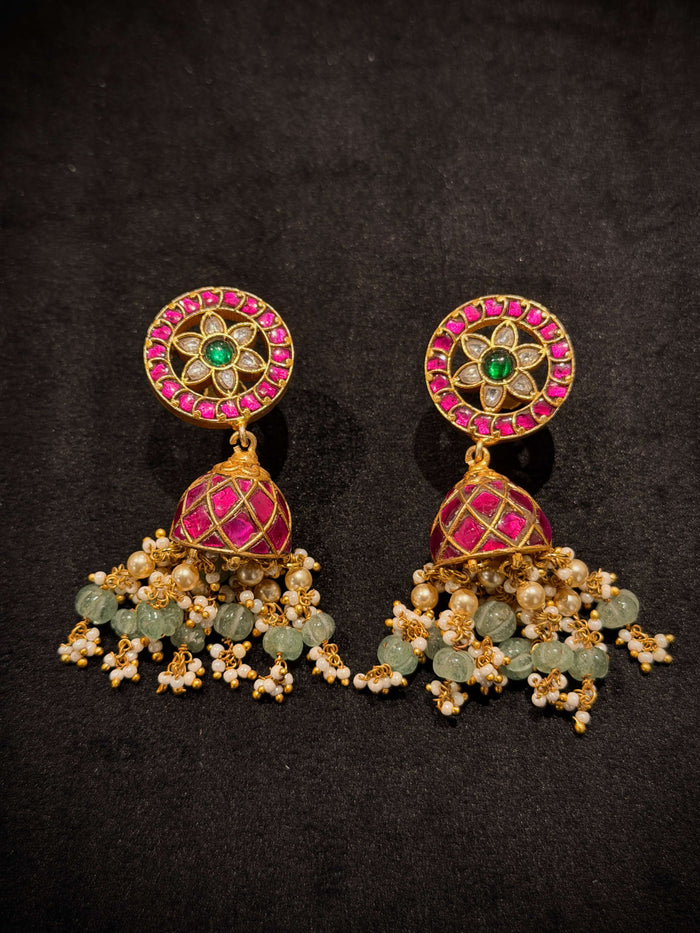 Grand Jadau Mango Necklace Set