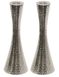 Hammered Nickelplate Candlesticks