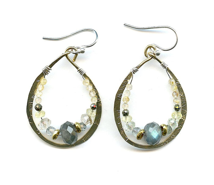 Hand-formed Drop Earrings