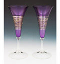 Handblown Champagne Flutes