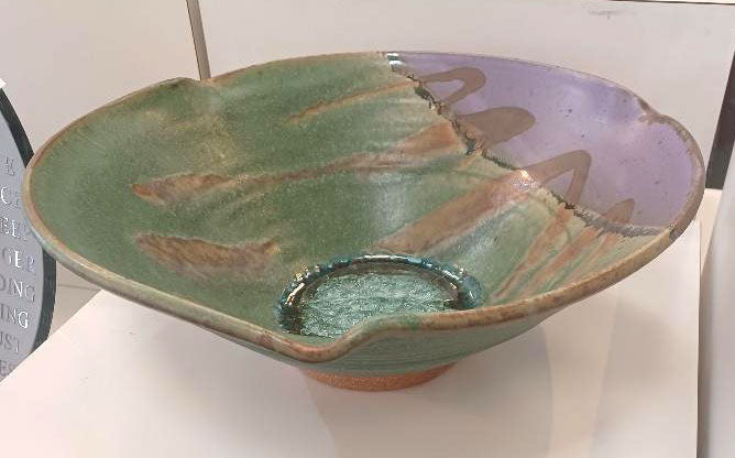 Handcrafted Ceramic and Glass Bowl - Extra Extra Large