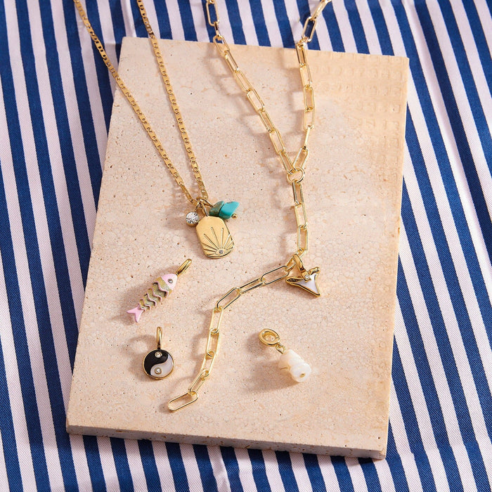 Harper Gemstone Chip Charm