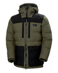 Utility Green Coloured Helly Hansen Mens Patrol Puffy Jacket on white background #colour_utility-green