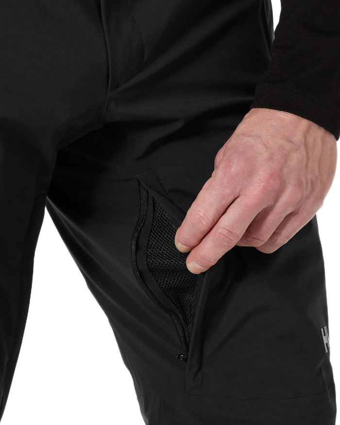 Black Coloured Helly Hansen Rapid Pants on white background #colour_black