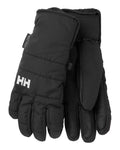 Black Coloured Helly Hansen Womens Swift Helly Tech Gloves on white background #colour_black