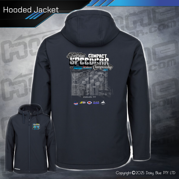 Hooded Jacket - Australian Compact Speedcar Championship 2025