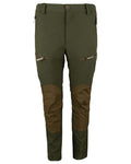 Green coloured Jack Pyke Ladies Technical Trousers on white background #colour_green