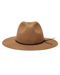 Tan Brown coloured Joules Grove Wool Fedora Hat on white background #colour_tan-brown