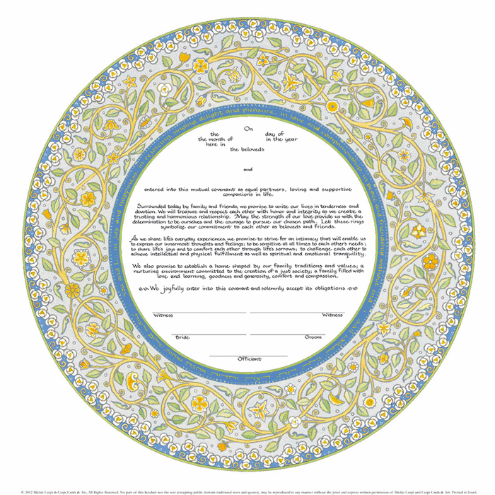 Joy & Happiness Ketubah