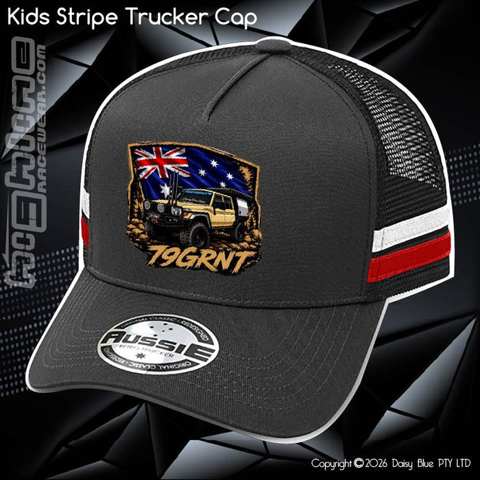 KIDS Stripe Trucker - 79 GRNT