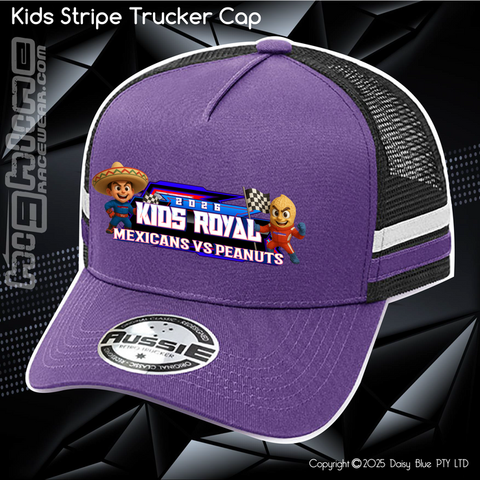 KIDS Stripe Trucker - JQMV Kids Royal 2026