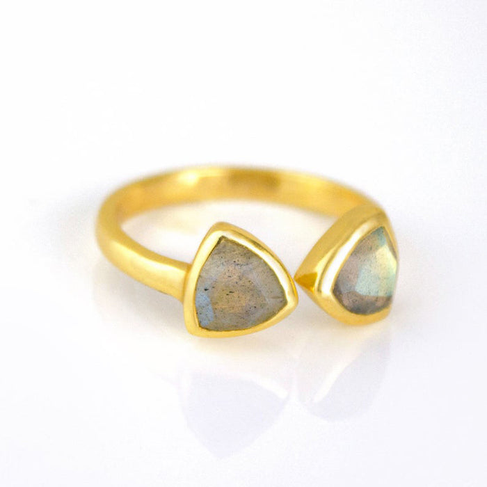 Adjustable Labradorite triangle ring, Labradorite bow tie ring, personalized Labradorite jewelry, sterling silver Labradorite triangle ring, gold Labradorite ring, rose gold Labradorite ring, unique blue Labradorite, Labradorite birthstone jewelry, triangle-cut Labradorite ring, custom gemstone ring, chic Labradorite jewelry, bespoke gemstone ring, Labradorite stacking ring, elegant triangle ring, trendy Labradorite accessory, custom Labradorite gift, adjustable bow tie ring, unique Labradorite jewelry