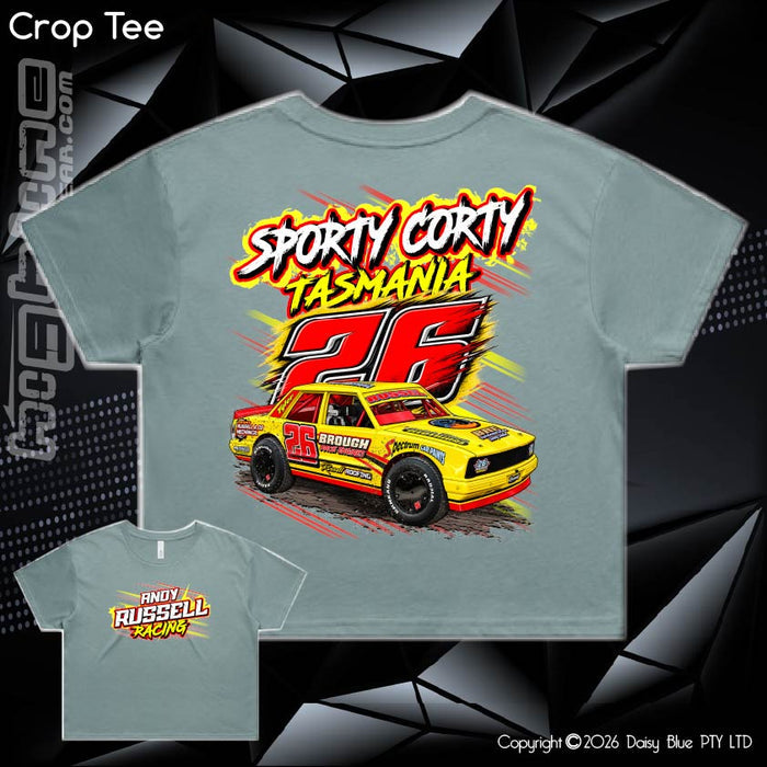 Ladies Crop Tee - Andy Russell
