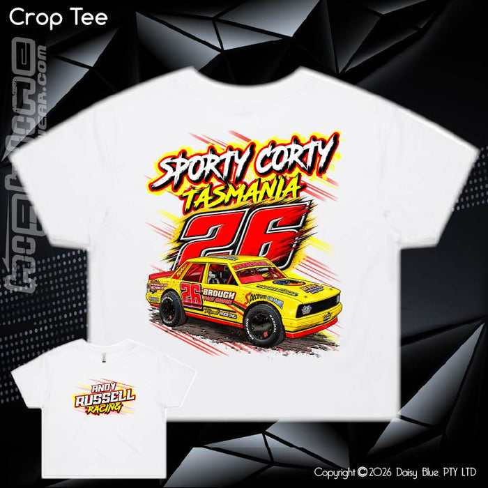 Ladies Crop Tee - Andy Russell