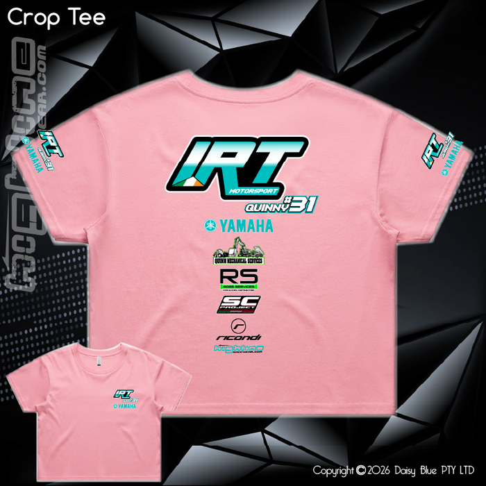 Ladies Crop Tee - IRT Motorsport