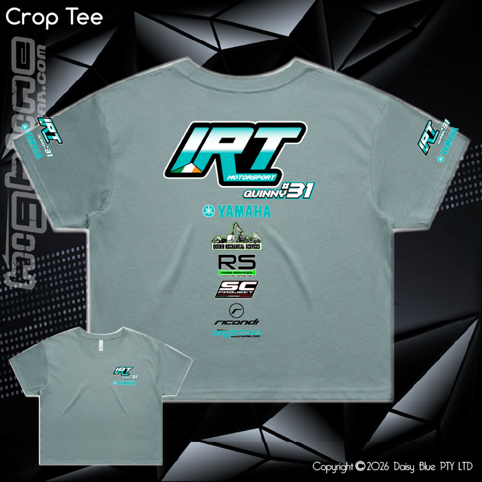 Ladies Crop Tee - IRT Motorsport