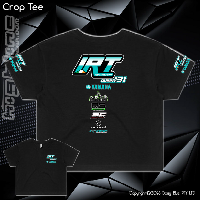 Ladies Crop Tee - IRT Motorsport