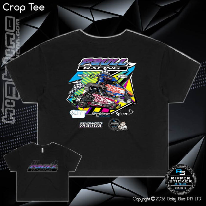 Ladies Crop Tee - Paull Racing