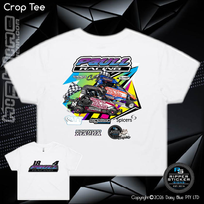 Ladies Crop Tee - Paull Racing