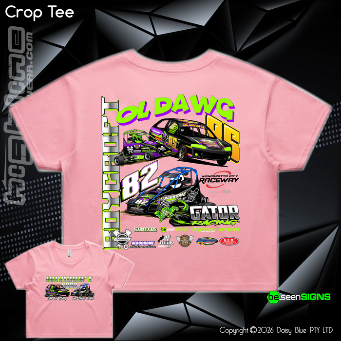 Ladies Crop Tee - Roycroft Brothers