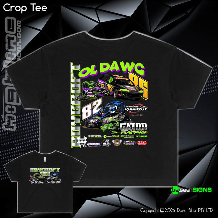 Ladies Crop Tee - Roycroft Brothers