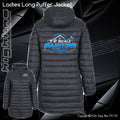 Ladies Long Puffer Jacket - J.R Beale Painting