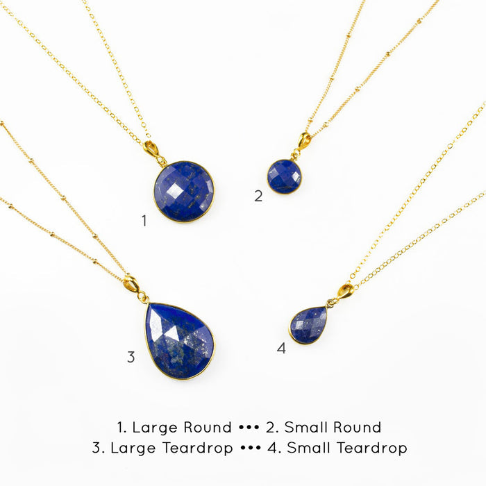 Lapis Lazuli Necklace : September Birthstone