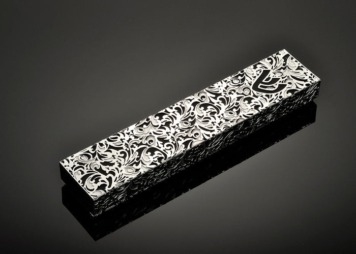 Laser Cut Steel Extra Large Jacquard Mezuzah