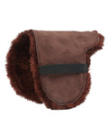 Brown coloured LeMieux Toy Pony Showing Numnah Brown on white background #colour_brown