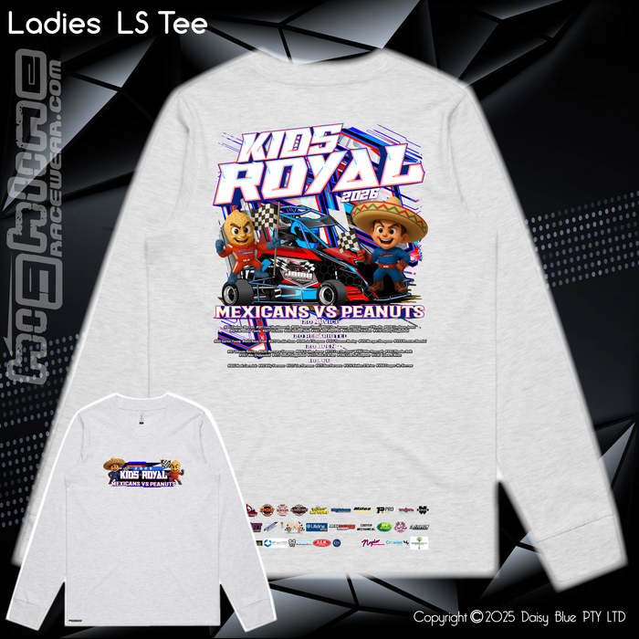 Long Sleeve Tee - JQMV Kids Royal 2026