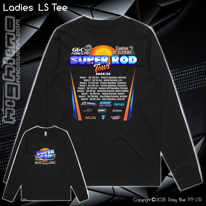 Long Sleeve Tee - Super Rod Tour 2025