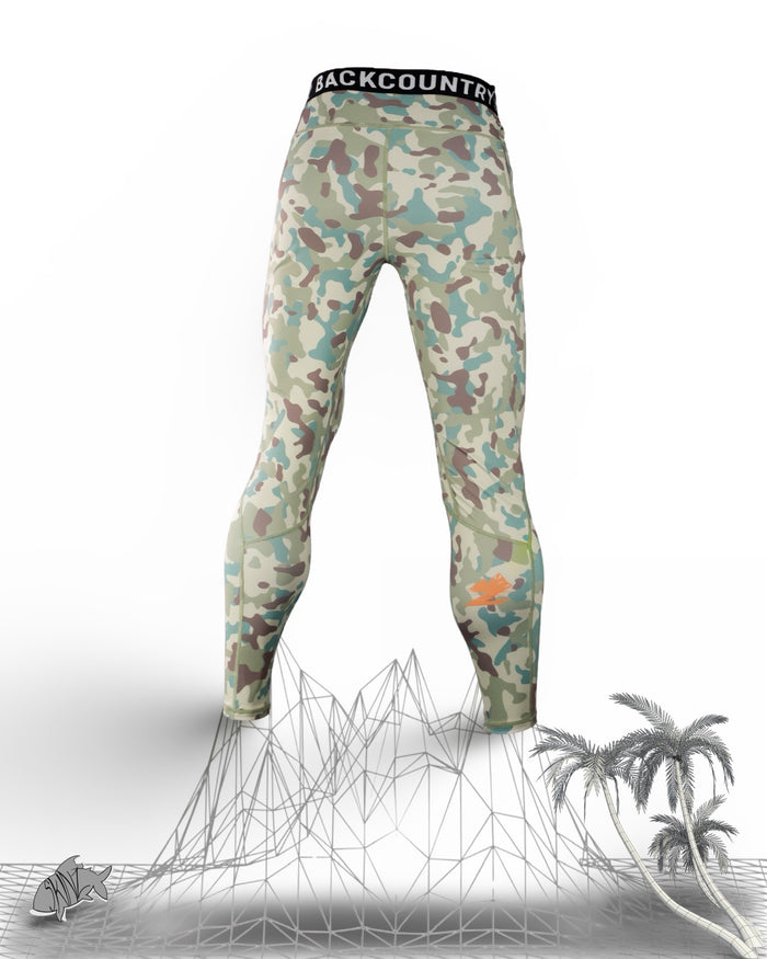 Mens - SolarFlexz UVPro -Sandstorm Camo Leggings