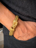Men's Dragon Head Link Chain Bracelet