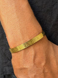 Men's Gold Greek Kada Bracelet