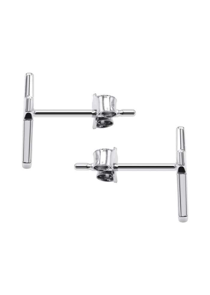 Mens Jewelry - Silver Cross Earrings for Men | Appx. 0.9 Grams