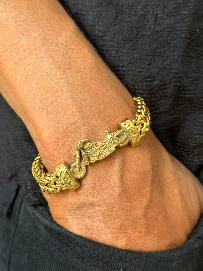 Men's Motorcycle Chain Bracelet