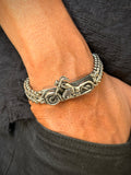 Men’s Silver Biker Chain Bracelet
