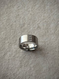 Men's Silver CZ Band Ring