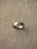 Men's Silver & Gold Brand Inspired Engraved Ring